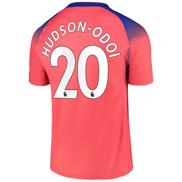 Trikot Chelsea NO.20 Hudson Odoi Ausweich 2020-21 Orange Fussballtrikots Günstig